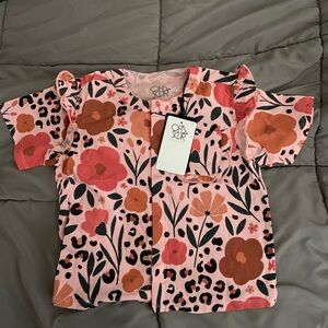 CHASER KIDS RUFFLE TOP TODDLER/LITTLE KIDS SIZE 5 NEW NWT